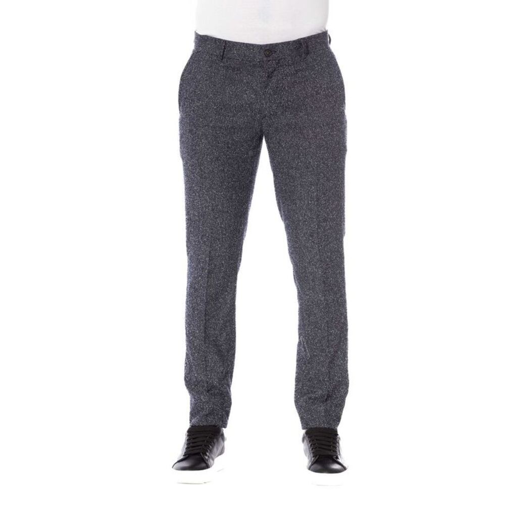 Trussardi Black Cotton Men Men's Pant